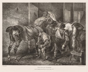 De Engelse hoefsmid door Theodore Gericault