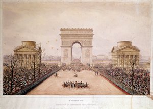 De Franse keizer Napoleon III kwam Parijs binnen op 2/12/1852