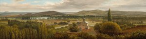 Panoramisch landschap bij de rivier de Moezel, c. 1830
