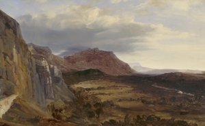 Uitzicht op Saleve, nabij Genève, 1834