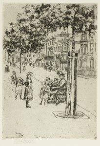 Chelsea Kinderen, Chelsea Embankment door Theodore Roussel