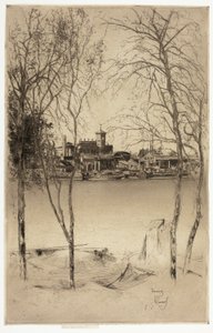 Goudenregen en Battersea door Theodore Roussel