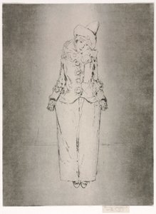 Pierrot en Pied, Portret van Lady A. C., 1888