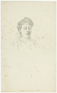 Schets van Edith Austin door Theodore Roussel