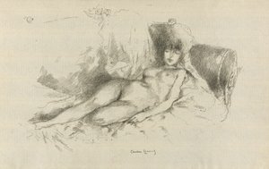 Studie van de Naakte Vrouw, Slapend