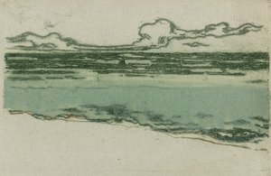 De Zee bij Bognor door Theodore Roussel
