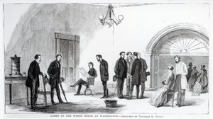 Lobby van het Witte Huis in Washington