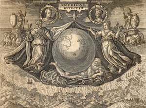 Allegorie van West-Indië of Amerika
