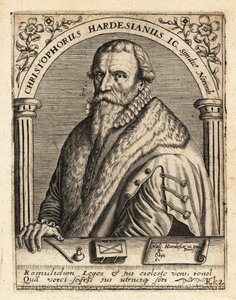 Christoph Herdesianus door Theodore de Bry