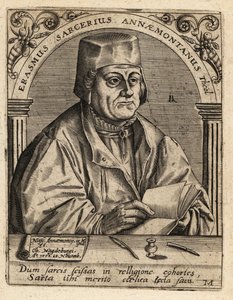 Erasmus Sarcerius door Theodore de Bry