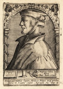 Heinrich Cornelius Agrippa von Nettesheim, Duitse polyhistor door Theodore de Bry