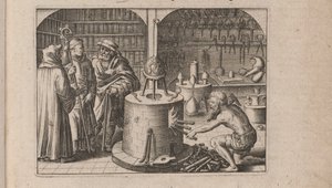 Illustratie voor Tripvs avrevs, hoc est, Tres tractatvs chymici selectissimi.., 1618