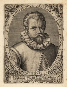 Jan Huyghen van Linschoten, Nederlandse protestantse koopman door Theodore de Bry