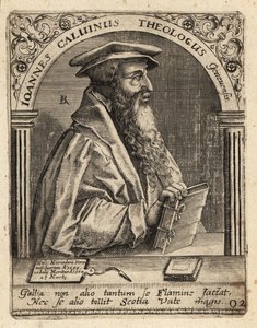 Jean Calvin door Theodore de Bry