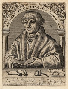 Johannes Bugenhagen door Theodore de Bry