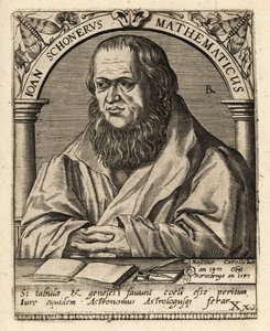 Johannes Schoner, Duitse polymath door Theodore de Bry