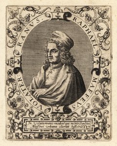 Raffaello Maffei, Italiaanse historicus door Theodore de Bry