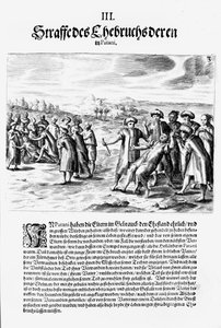 Een rekening vereffenen, 1606 door Theodore de Bry