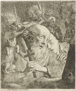 Verzoeking van de heilige Antonius door Theodorus de Roode