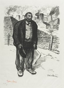 De eerlijke werknemer door Théophile Alexandre Steinlen
