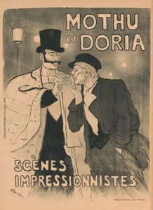 Mothu en Doria door Théophile Alexandre Steinlen