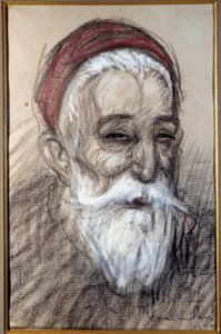 Portret van de Franse politicus Anatole France (1844-1924) door Théophile Alexandre Steinlen