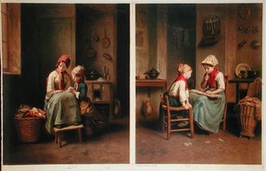 De Les en Het Kaartspel, gedrukt in 1858