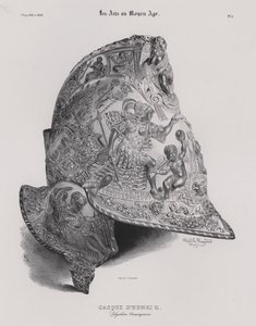 Helm van koning Hendrik II van Frankrijk door Theophile Evariste (after) Fragonard