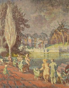 De Serpentine in de lente, Hyde Park, Londen door Therese Lessore