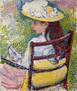 Jeanne Pissarro door Théo van Rysselberghe