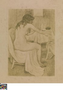 Een toilet maken door Théo van Rysselberghe