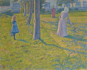 Het Tennisspel door Théo van Rysselberghe