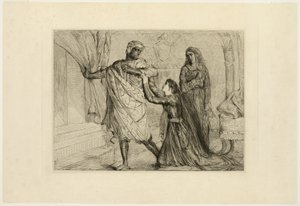 Weg!, plaat zeven uit Othello door Théodore Chassériau