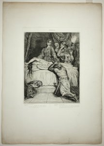 Oh! Oh! Oh!, plaat veertien uit Othello door Théodore Chassériau