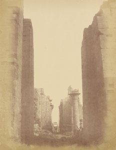 Karnak, Uitzicht door de Hypostyle Kamer door Théodule Devéria