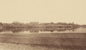 [Overzicht van Luxor vanaf de overkant].