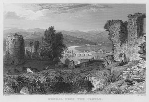 Kendal, vanuit het Kasteel