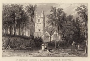 St Mawgan Kerk en Lanhern Klooster, Cornwall