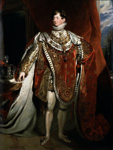 Portret van koning George IV van Engeland (detail)