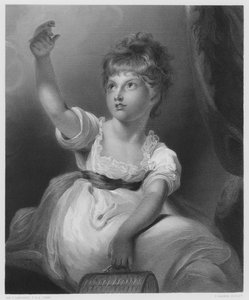 Prinses Charlotte, uit het schilderij in de Koninklijke Collectie
