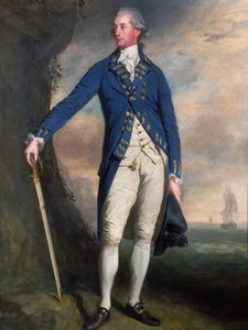 Kapitein Sir George Montagu (1750-1829), ca. 1780-90 door Thomas (attr.to) Beach