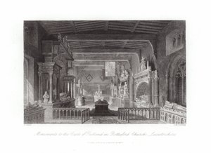 Bottesford Church door Thomas Allom