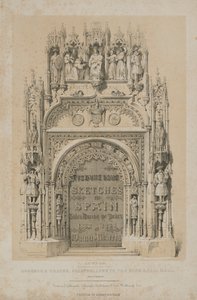 Schilderachtige Schetsen in Spanje: Titelpagina, 1837 door Thomas Allom