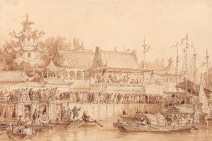 Het theater in Tien-Sin