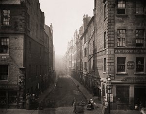 Bell Street, Glasgow, Schotland door Thomas Annan
