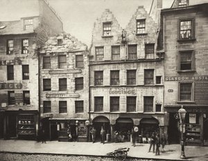Oude gebouwen in High Street, nrs. 17-27 (#16) door Thomas Annan