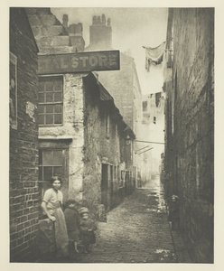 Oude Vennel bij High Street door Thomas Annan