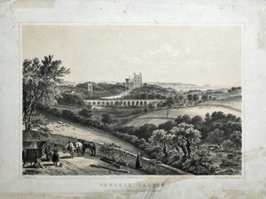 Penrhyn Castle, ca. 1850 door Thomas Ashburton Picken