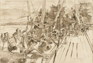 Lossen van Kolen, Hvitanes door Thomas Barclay Hennell