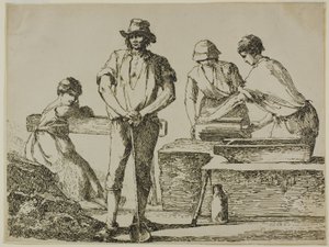 Tegelmakers door Thomas Barker